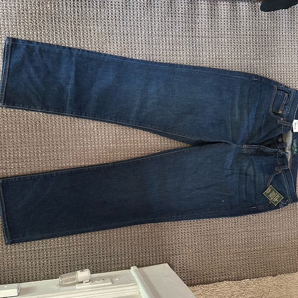 Ralph Lauren classic straight by blue jeans
